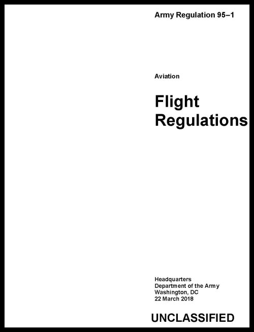 AR 95-1 Flight Regulations - 2018 - BIG size